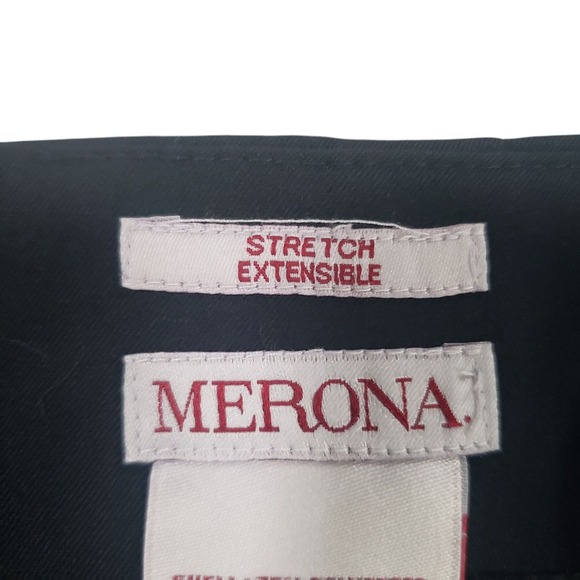Merona A Line Mini Skirt Womens Ebony 18 Stretch Extensible Lined Hook & Eye Zip - Picture 7 of 12
